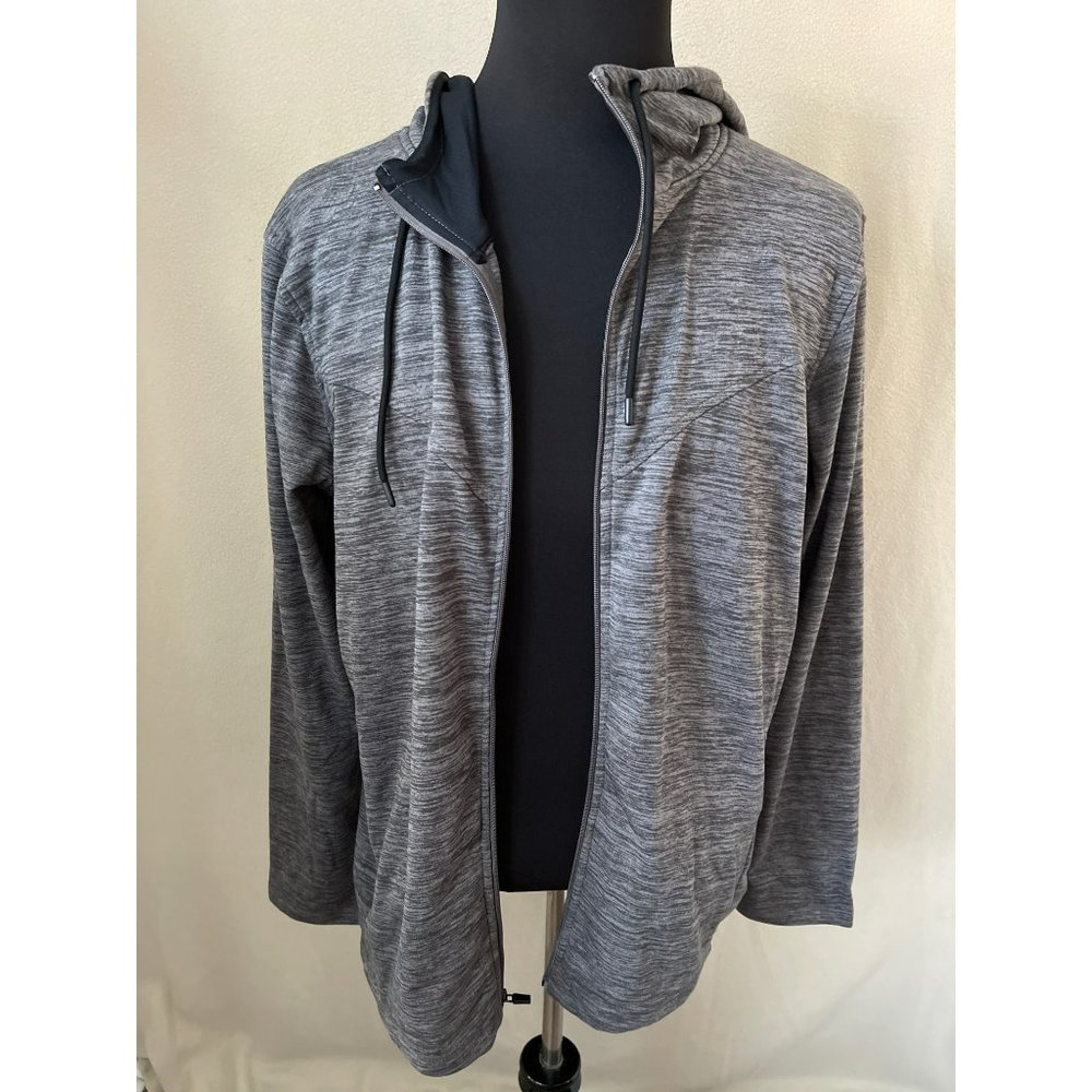 Balance Collection Gray Static Lightweight Full Zip Hooded Jacket, Large - Picture 10 of 12